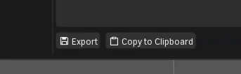Report generator export to file option
